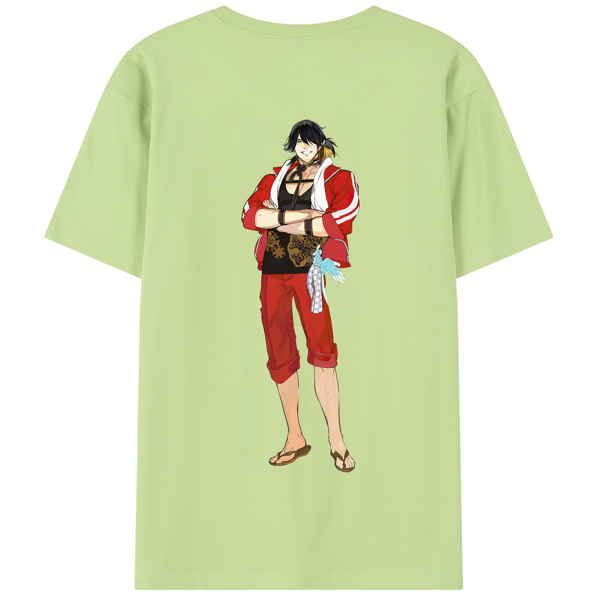 （画像用） 刀剣乱舞 Touken Ranbu 綿100％半袖Tシャツ（背面プリント）